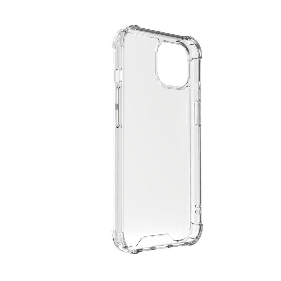 BAYKRON Premium Tough Case for iPhone® 13 6.1” with Deluxe Nylon Carry Strap - Shockproof and Antibacterial for iPhone 13 6.1" - Clear