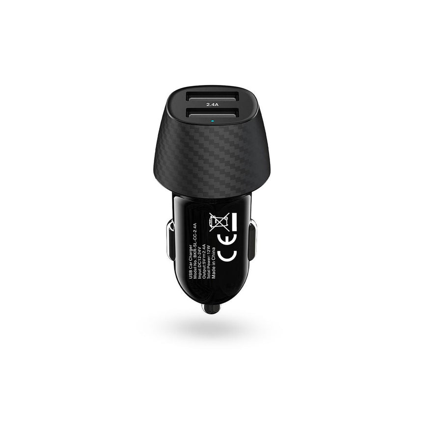 BAYKRON Smart 2.4A Car Charger With Dual USB Ports