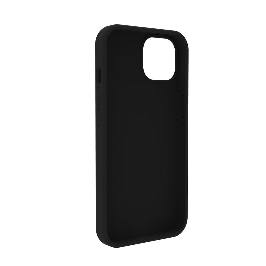 BAYKRON Premium Silicone Case for iPhone® 13 6.1" - Shockproof, Smooth Soft Touch Finish with Antibacterial Coating - Black