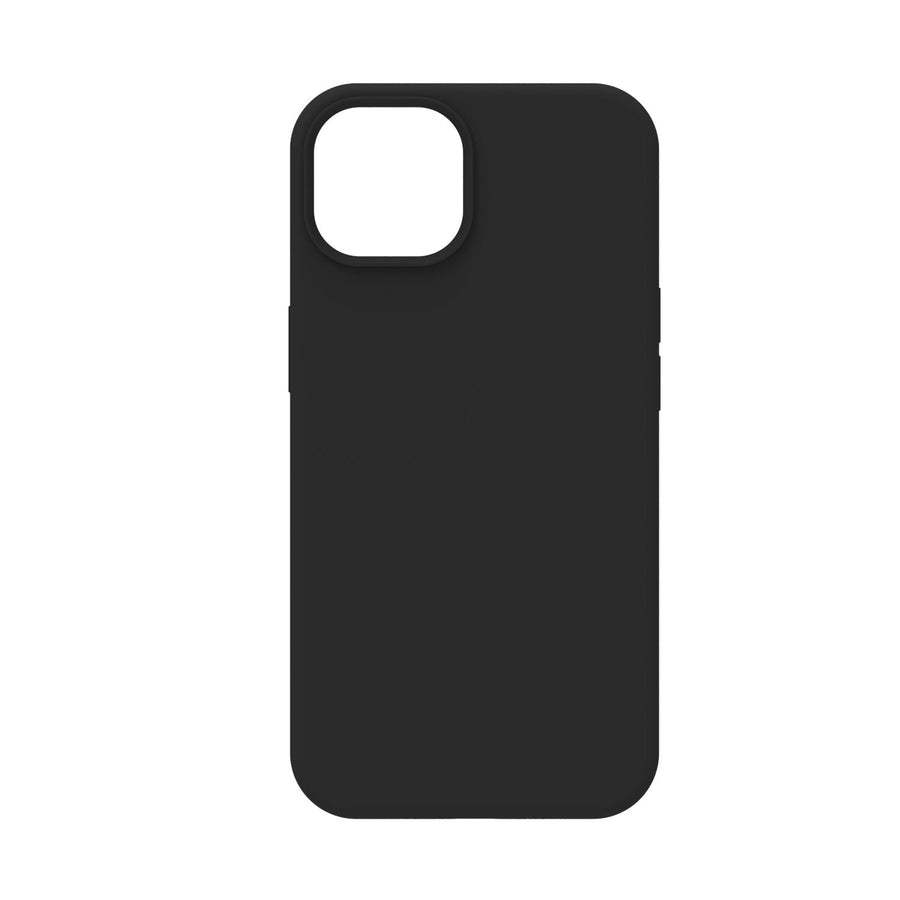 BAYKRON Premium Silicone Case for iPhone® 13 6.1" - Shockproof, Smooth Soft Touch Finish with Antibacterial Coating - Black