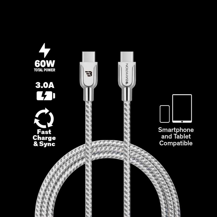 BASIC CABLE 1.2m USB-C to USB-C Ultra durable and fast charging