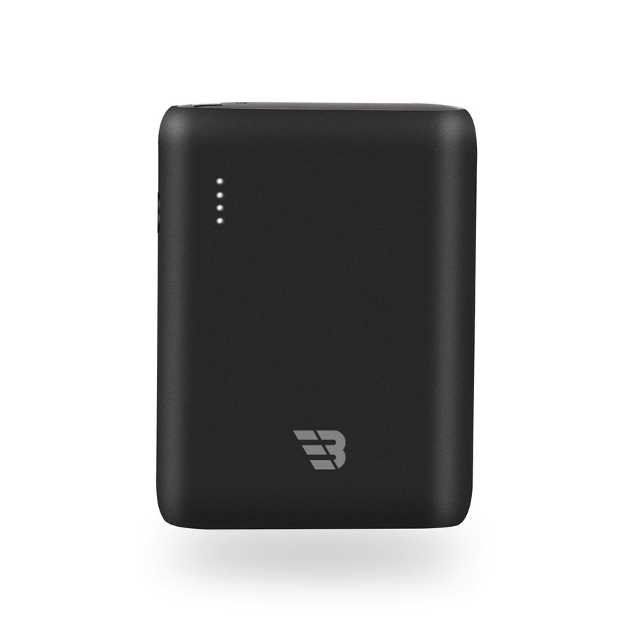 BAYKRON Compact Power Bank 10000 mAh, USB-C PD 20W and QC 3.0 ports  - Black