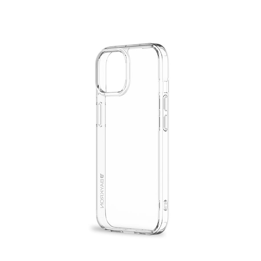 BAYKRON Premium Slim Case for iPhone® 15 6.1" with Air Cushion Shockproof Protection - Clear