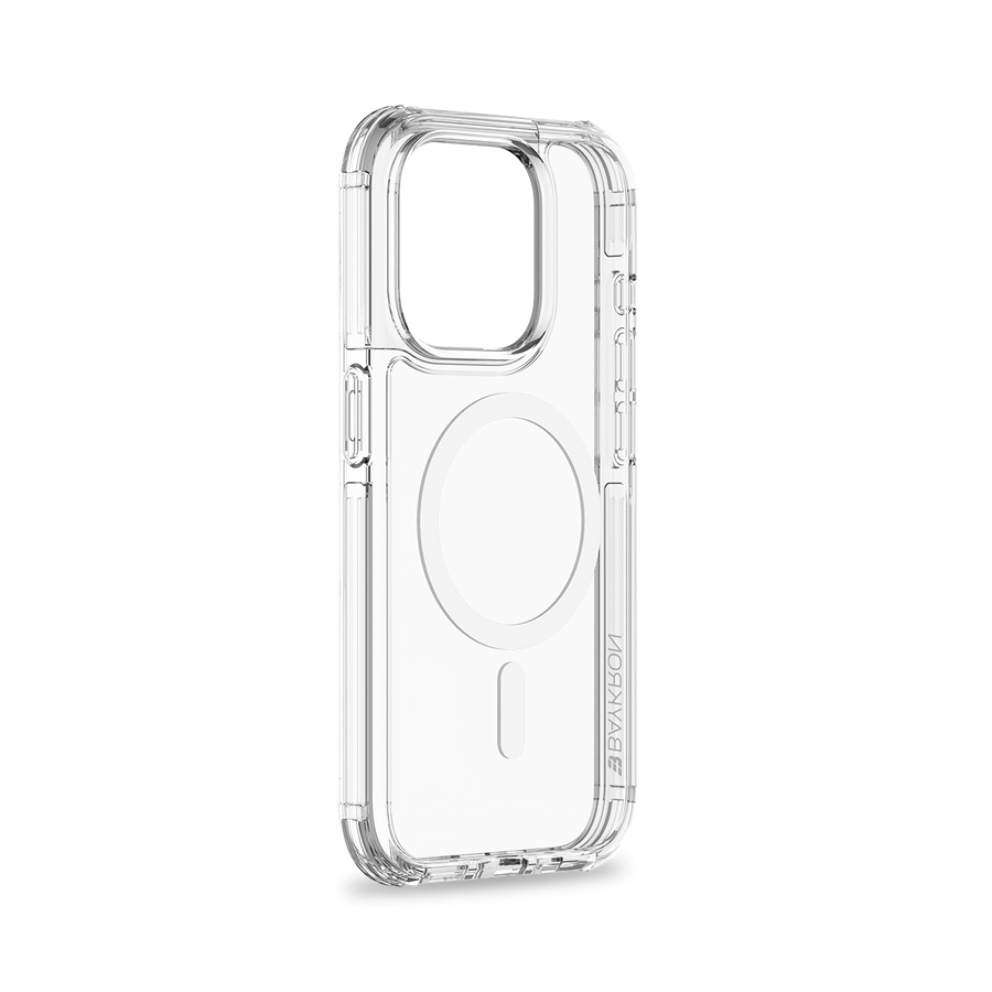 BAYKRON Premium AirTek Pro Case for iPhone® 15 Pro Max 6.7" with Air Cushion Shockproof Protection - Clear