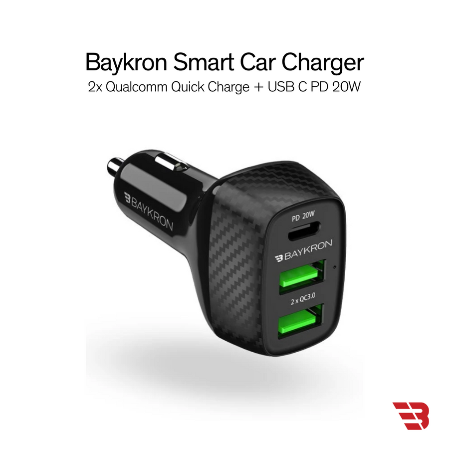 Special Offer Baykron Car Charger + 3 Cables