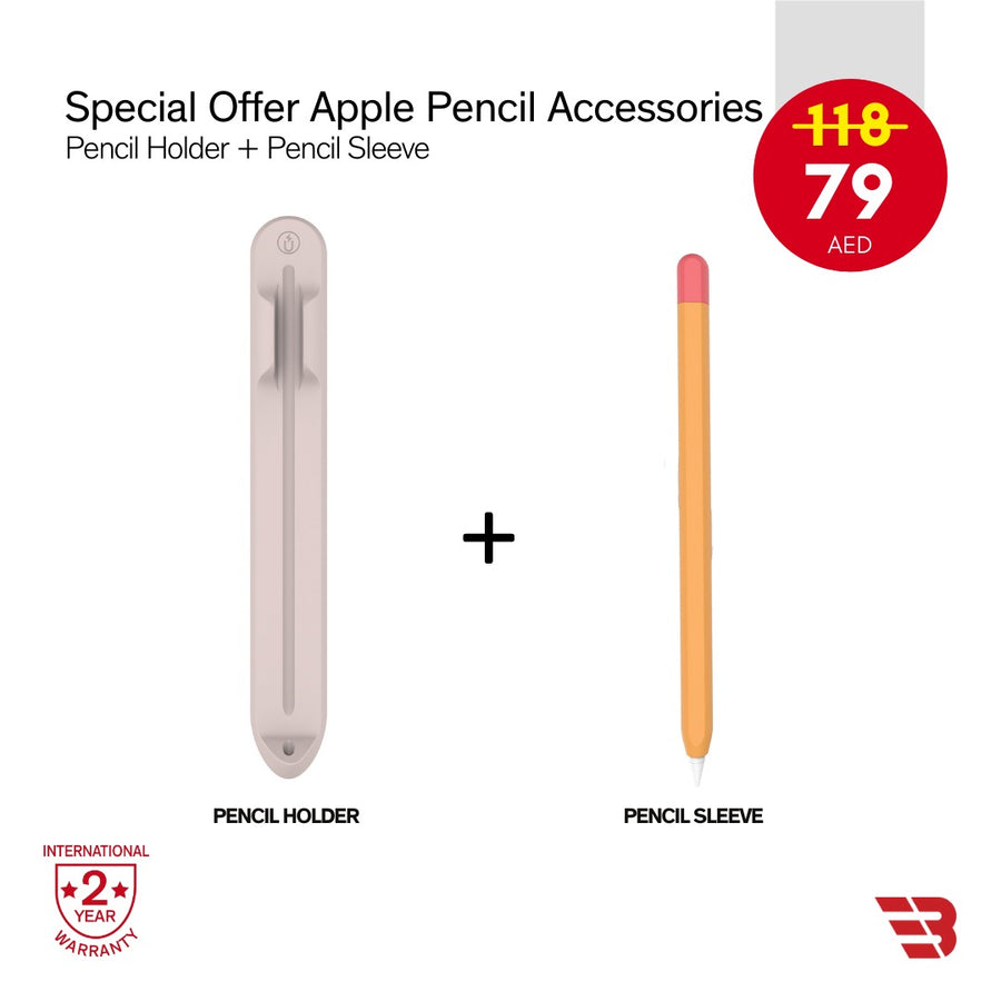 Special Offer Baykron  Apple Pencil Accessories (Pencil Holder + Pencil Sleeve)