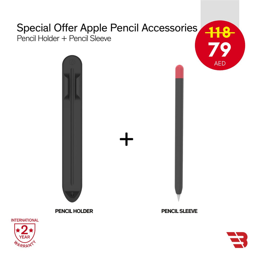 Special Offer Baykron  Apple Pencil Accessories (Pencil Holder + Pencil Sleeve)